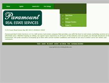 Tablet Screenshot of paramountres.biz